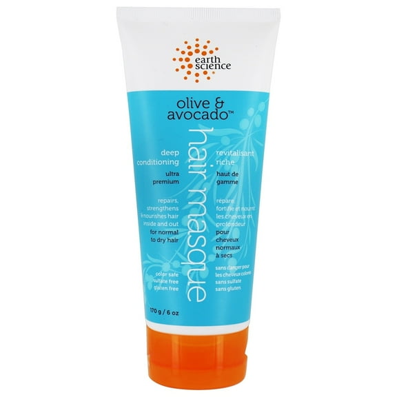 Earth Science: Olive and Avocado Hair Conditioning Masque 6 oz (3 pack)
