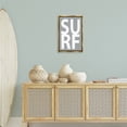 thumbnail image 4 of Stupell Industries Rustic Lodge Surf Word on Grey Gold Floating Frame Canvas Art, 17 x 25, by Jamie MacDowell, 4 of 8