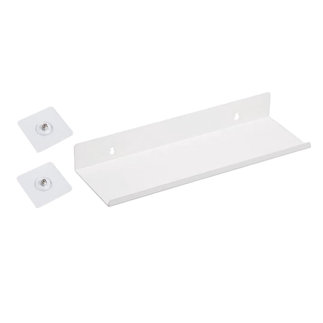Estantería flotante sin daños, estantería de pared repisa de libros, estantería de exhibición pequeña para el hogar Almacenamiento de cámaras de vídeo Blanco M Baoblaze estante flotante de montaje en pared