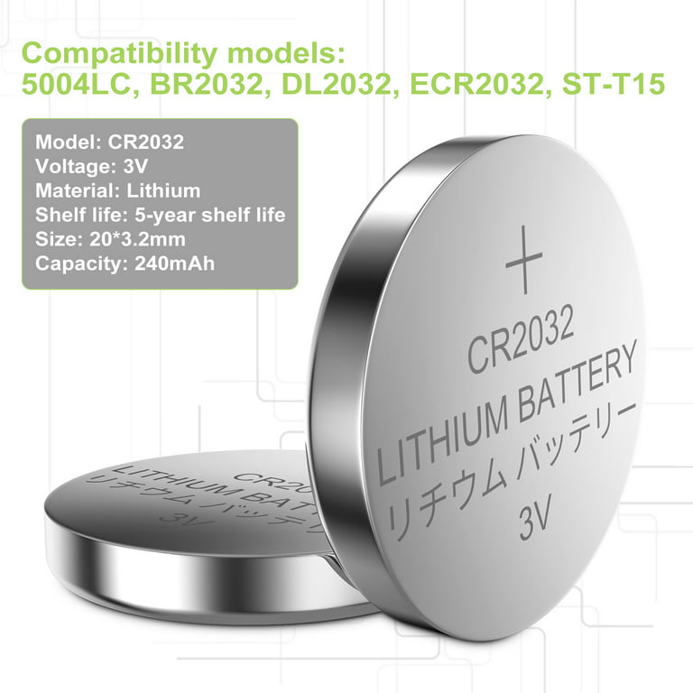 20 Pack Powerowl CR2032 Battery 3 Volt Lithium Battery Coin Button Cell 