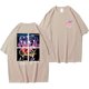 thumbnail image 1 of Camisetas con diseño de paisaje de puesta de sol y oso de dibujos animados de Nueva York, Camisa de algodón a la moda para hombre, camisetas holgadas de verano, camiseta de gran tamaño, 1 of 5