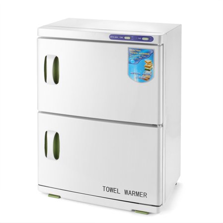 Hot Towel Heater Warmer Cabinet with UV Sterilizer Ultraviolet 2 in 1 Electric Equipment 46L Capacity for Massage Facial Spa Beauty Salon Nails Shop GYM Home and Commercial Use