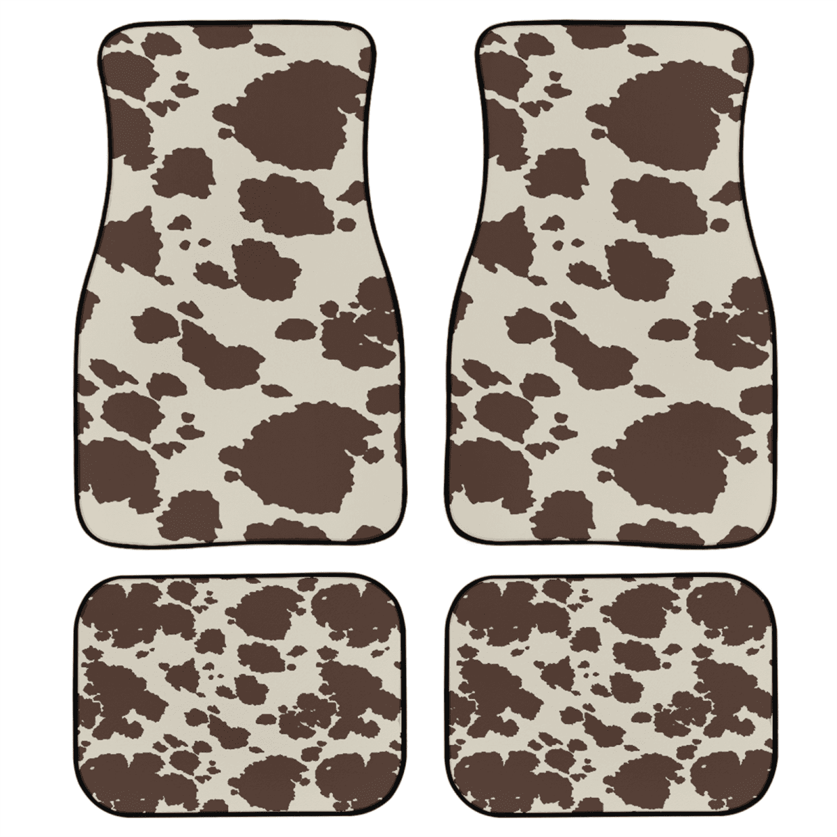 FKELYI 4 Pieces Camouflage Hunting Skull Deer Car Floor Mats for