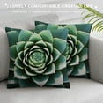 thumbnail image 3 of COMIO  Green Aloe Succulent Plant Throw Pillow Case Cushion Cover Home Office Decorative for Sofa Living Room, 3 of 5