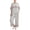 Red, variant on Atogsazn Womens Plus Size Linen Set Baggy Casual Striped 3/4 Sleeve Tops & Wide Leg Pants Outfit Lightweight Sets Red M Fashion