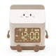 thumbnail image 1 of Reloj despertador para niños para niñas, reloj despertador de leche con reloj de entrenamiento para dormir para niños pequeños para la oficina en casa de la escuela (marrón), 1 of 5
