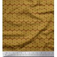 thumbnail image 1 of Soimoi Rayon Fabric Wreath Leaves Print Fabric by Yard 42 Inch Wide, 1 of 3