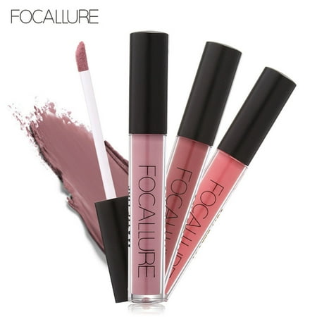 Front Lip Type - FOCALLURE 15 Types Matte Color Natural Color Nude Color Moisturizer Long Lasting Women Makeup Lipstick Waterproof