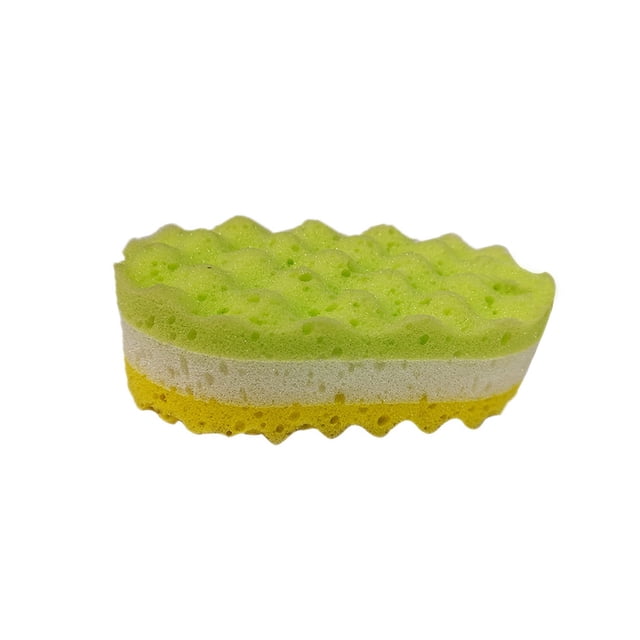 Bewildely Esponja exfoliante para baño, depurador de baño, herramienta de limpieza, eliminador de piel muerta, fabricación de burbujas, depurador de Type9 NO9 Bewildely HA062432-01