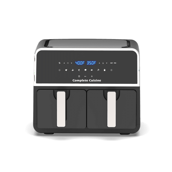 9.5 Quart Dual Zone Digital Air Fryer- Air Fry, Roast, Bake & Grill