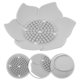 thumbnail image 5 of FELTECHELECTR 2 jaboneras de silicona para baño, con forma de flor, 5 of 7
