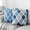 18" x 18" (Pack of 2), variant on Throw Pillowcover Soft Chenille Print Moroccan Geometric 2-Sided Pattern Blue and Gray Decorative Velvet Square Cushion Covers Standard Pillowcase Couch Sofa Bed Men/Women 18x18 Inch, Set of 2
