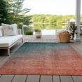 thumbnail image 6 of Addison Rugs Chantille Indoor/Outdoor Transitional Ombre Teal Washable Rectangle Rug, 3' x 5', 6 of 6