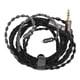 thumbnail image 5 of Cable de auriculares de 3,5 mm Cable de auriculares plateado de 8 núcleos de 3,9 pies y 2 pines para auriculares MP3 MP4, 5 of 8