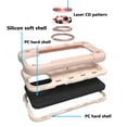 thumbnail image 6 of Dteck for iPhone 16 Pro Mac Case with Screen Protector (2 Packs), 360°Rotate Ring Stand Military Grade Drop Protection Full Body Cute Case for iPhone 16 Pro Max 6.9 Inch,Rosegold, 6 of 9