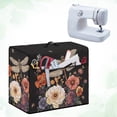 thumbnail image 4 of HELLHERO Sewing Machine Cover 17.7x8.6x12.5 Inch Top Handle Waterproof Cover Soft, Dragonfly Flowers, 4 of 8