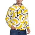 thumbnail image 2 of Cauagu Banana Fruit for Men's Pullover Hooded Sweatshirt Athletic Casual Hoodie Aautumn Hoodie Sweatshirt for Men Pullover Casual Hooded Sweatshirt-Large, 2 of 7
