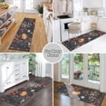 thumbnail image 6 of Yayeee Runner Rug for Bedroom 2'x6' Machine Washable Hallway Non Slip Mat, Black Floral Pattern, 6 of 8