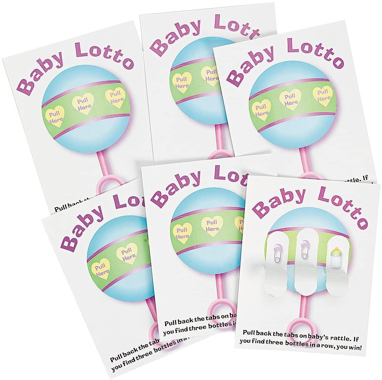 Fun Express Baby Shower Lotto Game Cards (24 Pieces)
