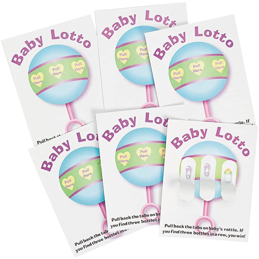 Fun Express Baby Shower Lotto Game Cards (24 Pieces)