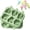 Green, variant on Silicone Popsicle Mold with Sticks, Reusable DIY Ice Pop Maker for Homemade Fruit Pops, Easy to Fill and Clean, 15x12cm