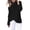 Black, variant on Vedolay Womens Casual Tops Women's Crewneck Oversized Pullover 2023 Fall Cable Knit Long Sleeve Sweaters,Blue XL
