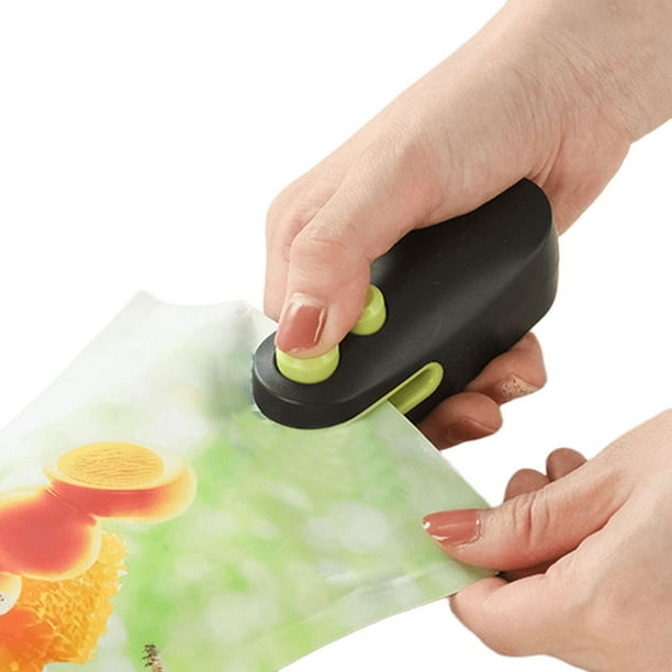 Sellador Alimentos Portátil Bolsas Reutilizables para Plástico Refrigerios