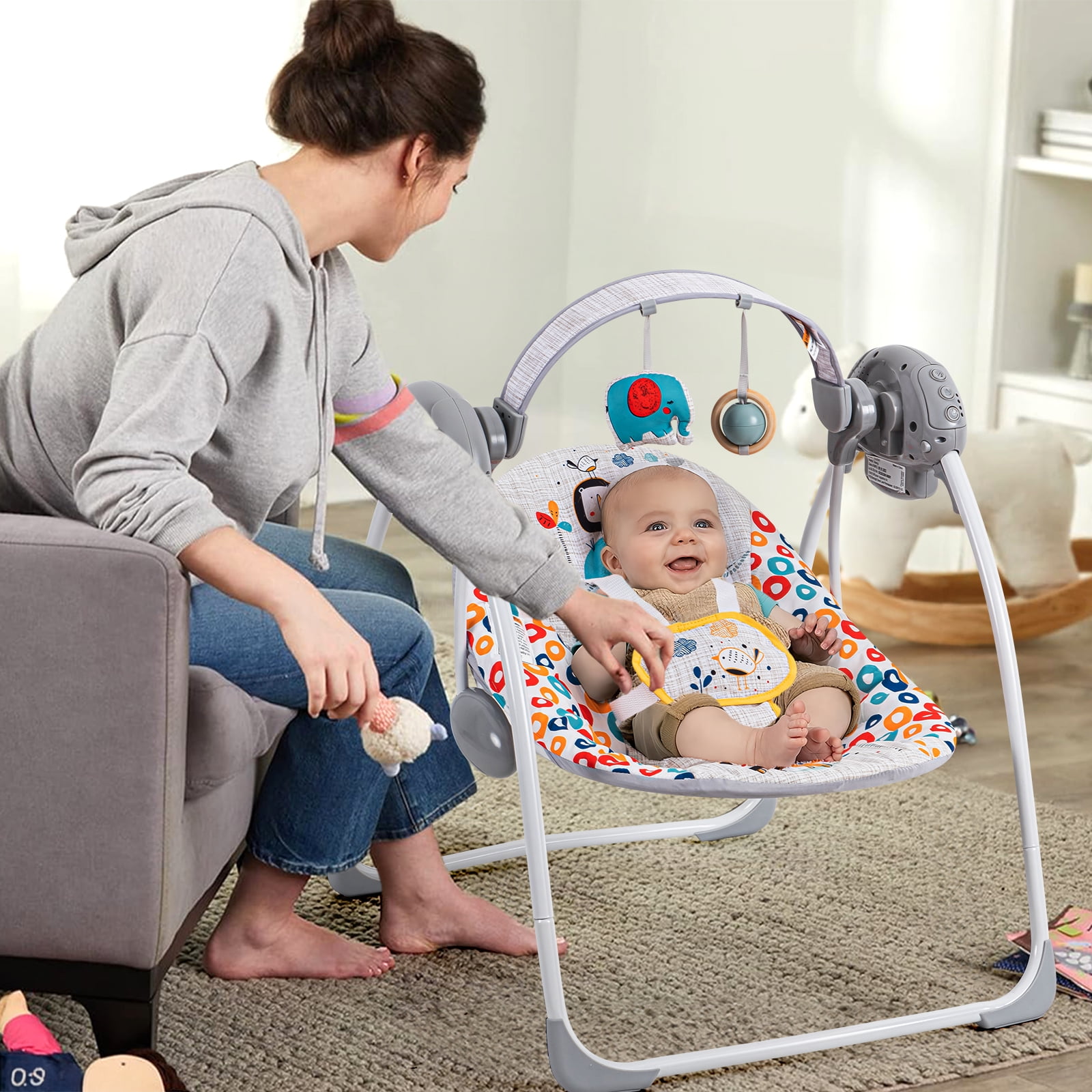 Baby Swings ,Portable Baby Swings for Infants to Toddler Baby Swings ,Portable Baby Swings for Infants to Toddler
