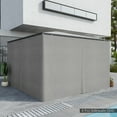 thumbnail image 3 of 9.84' x 13.1' Gazebo Sidewall Set with Hooks/C-Rings, Light Gray, 3 of 11