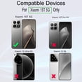 thumbnail image 2 of Protector de Pantalla Ibywind para Xiaomi 15T 5G con Protector de Lente de Cámara 2PK, 2 of 8
