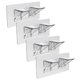 thumbnail image 5 of COMPUKAS 4Ud Soportes De Estante Transparentes Para Muebles Con Adhesivo Fuerte, 5 of 8