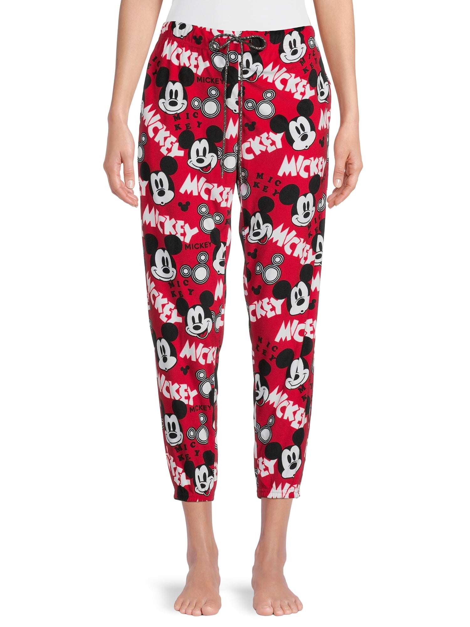 walmart.com | Disney Mickey Mouse Women's and Women's Plus Holiday Joggers