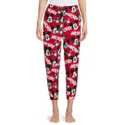 Disney Mickey Mouse Women's and Women's Plus Holiday Joggers