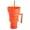 Orange, variant on Skymirror Popcorn Drink Cup Stadium Tumbler with Snack Bowl with Straw Leakproof Snack Cup Reusable Cinema Beverage Popcorn Cup