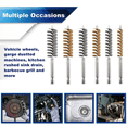 thumbnail image 2 of 12Pc Wire Bore Brush Cleaning Set Stainless Steel Twisted for Drill Impact Driver in 6 Sizes, 2 of 5