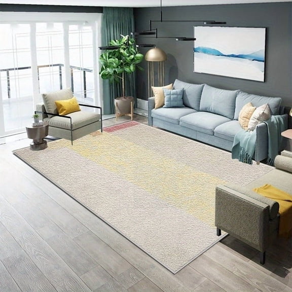 5.3'x7.5' long carpet runners for hallway non-slip carpet runners plaid area rug plush area rug rust area rug