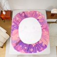 thumbnail image 4 of Manfei Aquatic Axolotl Fitted Sheet Full,Ocean Animal Bed Set,3 Pieces,1 Fitted Sheet and 2 Pillowcases, 4 of 6