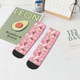 thumbnail image 7 of Fuzoiu Rose Flowers Print Adult Socks, Crew Moisture-wicking Socks, Unisex Cushion Crew Socks,Casual Sports Ankle Socks, 7 of 7