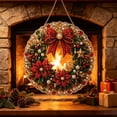 thumbnail image 6 of Christmas Pearl Art DIY Diamond Painting Hanging Suncatcher Ornament, Handmade Christmas Diamond Painting Hanging Pendant, Craft Crystal Pearl Bead Wall Window Decor, 6 of 6