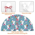 thumbnail image 4 of Yiaed Rabbit And Rainbow Print Christmas Tree Skirt , Tree SkirtsTree Mat for Christmas Winter Holiday Indoor Decorations-30", 4 of 7