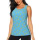 thumbnail image 1 of Balery Duck Swimming Camiseta sin mangas estampada ligera para mujer, tops de entrenamiento sin mangas, camisetas de yoga transpirables de secado rápido.-XX-Large, 1 of 7