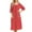 Red, variant on Leesechin Clearance Women's Sleepwear Set Loungewear Winter Warm Nightgown Autumn And Winter Nightdress Zip With Pokets Loose Pajamas