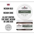 thumbnail image 2 of Cremo Premium Barber Grade Hair Styling Cream, Medium Hold, Medium Shine, 4 Oz, 2 of 3