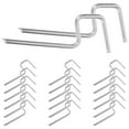 thumbnail image 6 of 90 pcs  Picture Hanging Hooks Picture Hangers Heavy Duty Wall Hooks Stainless Steel Drywall Hooks, 6 of 6