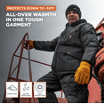 thumbnail image 5 of RefrigiWear Iron-Tuff Insulated Coveralls - Ultimate Cold Weather Protection for Work & Outdoor Activities, 5 of 7