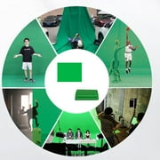 Qiopertar Green Screen Background, Chroma Key Backdrop for Live Shooting, Reusable Fabric Green Screen Curtain, Solid Color Photography Background for Portraits Product Videos, Green