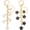 B, variant on Initial Flower Letter Keychain for Women Cute Alphabet Enamel Keyring Bag Charm Key W -