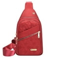 thumbnail image 2 of Fiudx Ofertas Relámpago Bolso Bandolera Para Hombre Y Mujer, Mochila De Hombro, Bolsos De Pecho, Mochila Cruzada Con orificio Para Auriculares Para Senderismo, Camping, Viaje Al Aire Libre, 2 of 6