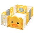 thumbnail image 3 of Patiojoy 12-Panel Foldable Baby Playpen Kids Safety Yard Activity Center with Safety Lock, 3 of 6