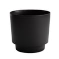 thumbnail image 5 of Bloem Hopson Decorative Resin Cachepot with Metal Stand, 10" Indoor and Outdoor Planter with Gold Metal Stand, Black, 5 of 7
